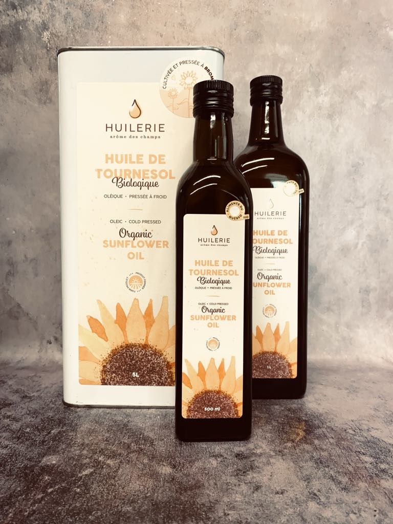 Huile de tournsol oléique & biologique