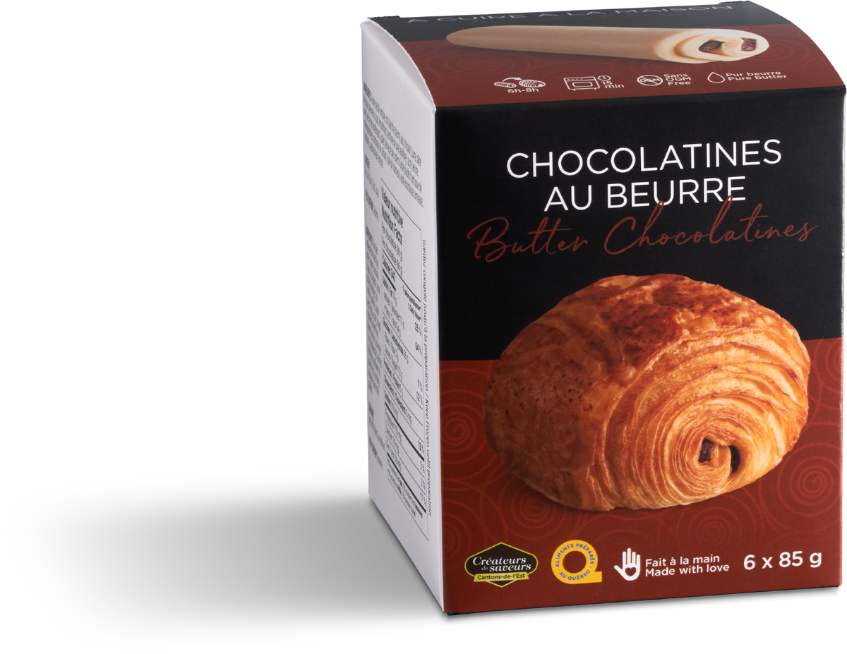 Chocolatines au beurre à cuire - La Mie Bretonne